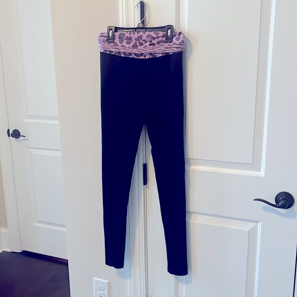 Victoria’s Secret vintage yoga pants with fold-over waist
